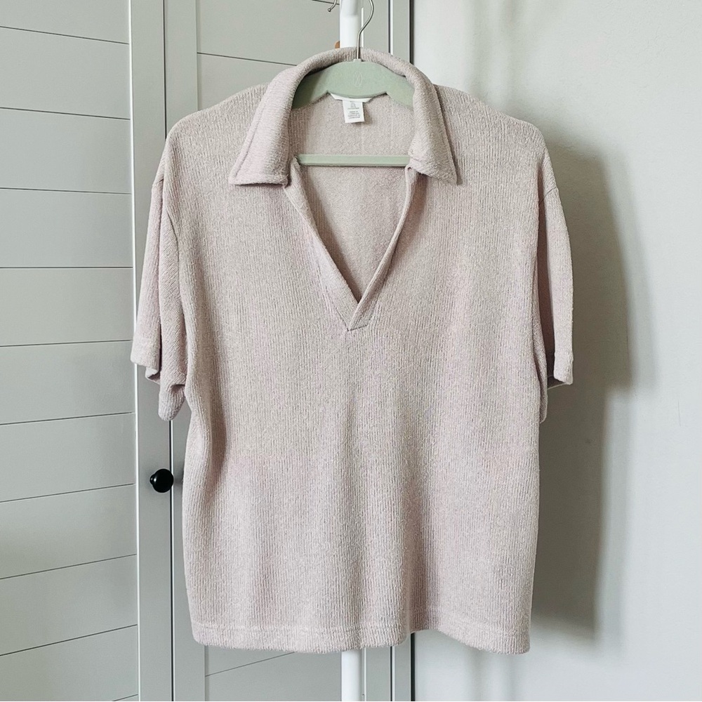 H&M Collared Knit Top